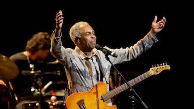 Gilberto Gil at his sold out show at Emirates Palace. Courtesy Abu Dhabi Festival