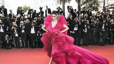 Deepika Padukone wears Ashi Studi to the screening of 'Ash Is The Purest White' at Cannes Film Festival in 2018. Getty Images