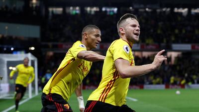 Centre midfield: Tom Cleverley (Watford) – Deserved his injury-time winner against Arsenal. Captain Troy Deeney led the praise for the England international. Paul Childs / Reuters