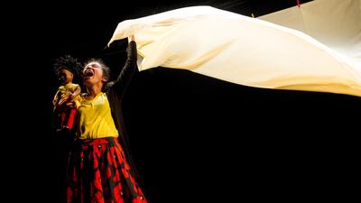 The Other is a one-woman show written and performed by FrenchBrazilian Gaël Le Cornec. Photo by Alex Brenner