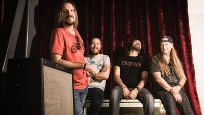 Alternative rock band The Dirty Suits are originally from Glasgow, Scotland. Courtesy Hard Rock Cafe Dubai