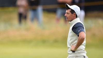 Rory McIlroy hopes coming back to the Scottish links can help him reproduce the golf he produced when he was starting out. Glyn Kirk / AFP