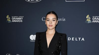 Hailee Steinfeld attends the Pre-Grammy Gala and Grammy Salute to Industry Icons Honouring Sean 'Diddy' Combs on January 25, 2020 in Beverly Hills, California. AFP