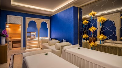 A massage room. Rixos Saadiyat Island