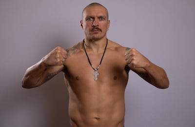 Oleksandr Usyk will defend WBA, WBO and WBC heavyweight titles against Tyson Fury in Saudi Arabia on Saturday. Getty Images