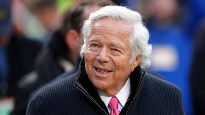 New England Patriots owner Robert Kraft. AP