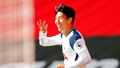 Tottenham Hotspur's South Korean striker Son Heung-Min. AFP