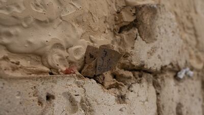 Inspired by the question of her 'makan', or significant place, Asma Bahmim makes a wall out of the crumbling coral foundations of Al Balad in Jeddah, tucking wishes into its cracks.