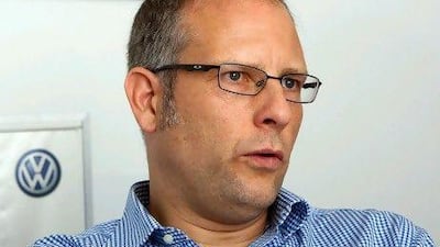 Stefan Mecha, the managing director of Volkswagen Middle East. Satish Kumar / The National