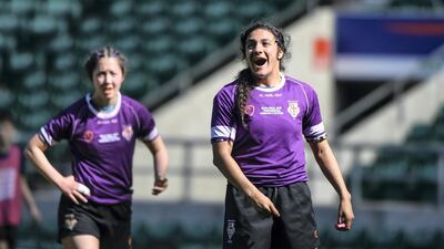 Sophie Shams in action for Durham University in the final of the British Universities & Colleges Sport Rugby Championship. Courtesy British Universities & Colleges Sport