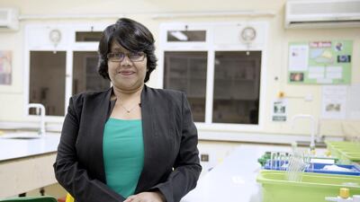 Tharani Mallikarjunan, a biology teacher at the Cambridge High School in Abu Dhabi, said the contest has had a significant impact on the four students she is working closely with. Vidhyaa for The National