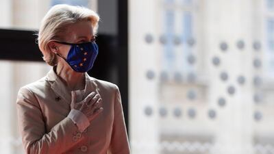 European Commission President Ursula von der Leyen has backed plans to boost coroanvirus manufacturing in Africa. AFP.