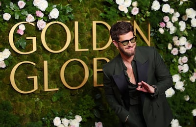 Andrew Garfield at the 82nd Golden Globe Awards in Beverly Hills, California. Reuters
