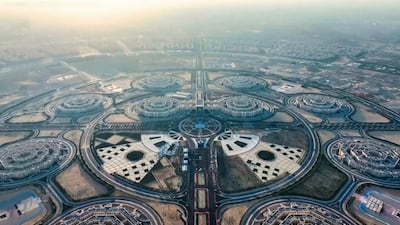 The sprawling Octagon headquarters in Egypt's New Capital to the east of Cairo. Photo: Middle East News Agency