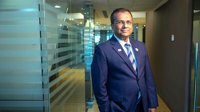 Mahmood Bangara is the chairman of the Dubai chapter of The Institute of Chartered Accountants of India (ICAI) and the chairman of digital and cellular technology company AMT Group. Antonie Robertson/The National