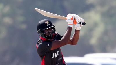 The UAE's Zawar Farid of UAE. Pawan Singh / The National