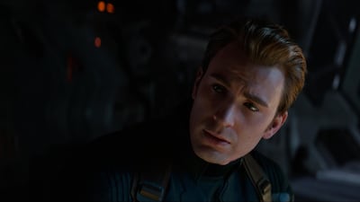 Chris Evans as Captain America in 'Avengers: Endgame'. Courtesy Disney / Marvel Studios