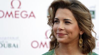 Princess Haya pictured at the Dubai Ladies Masters golf tournament on December 12, 2015. AFP