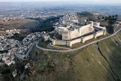 Krak des Chevaliers is one of the best-preserved Crusader castles in the region. AFP