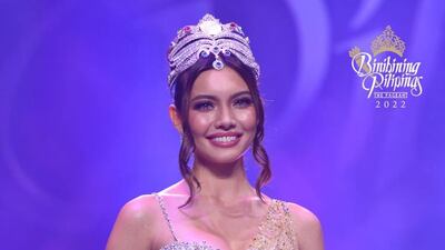 Reigning queen Binibining Pilipinas 2021 Miss Globe, Maureen Montagne.