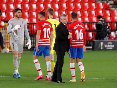 Ole Gunnar Solskjaer takes his Manchester United side to Tottenham three days after a 2-0 win at Granada in the first leg of the Europa League quarter-finals. Reuters