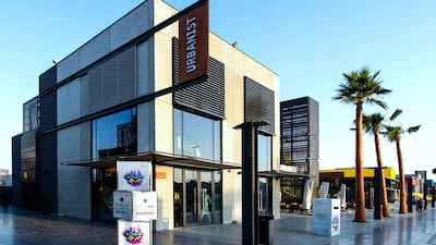 The book donation at The Boxpark in Dubai. Courtesy Meraas