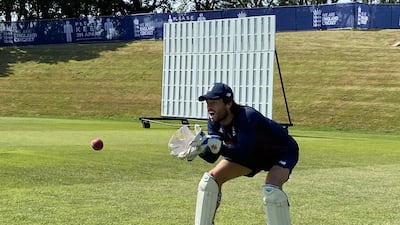 England wicketkeeper Ben Foakes at the Ageas Bowl on June 26, 2020. Getty