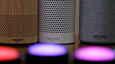 Multiple reports of unbidden laughter from Amazon Echo devices have added to concerns about the privacy and security of AI assistants. Elaine Thompson / AP