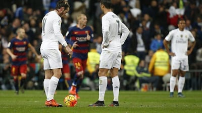Real Madrid were thrashed by Barcelona on Saturday to increase the pressure on coach Rafa Benitez. Paul Hanna / Reuters