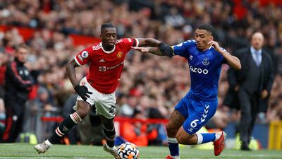 Aaron Wan-Bissaka - 7: Got forward from the start and beautiful cross to Martial after five minutes. Block from a Doucoure shot on 35. Heavily involved in first half. Desperate attempt to get back to stop Townsend’s equaliser and gave possession away on 80 with a poor ball. Reuters