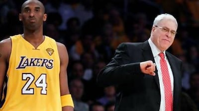 Though he backed away from comparing Kobe Bryant, left, to Michael Jordan in a previous book, Phil Jackson, right, addressed the subject in his latest tome.