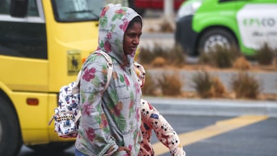 Large parts of the country are braced for heavy downpours. Victor Besa / The National