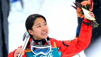 Sara Takanashi, 17, of Japan is the favourite to win gold in the women’s ski jump in Sochi. Asahi Shimbun / Getty Images