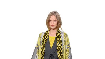 Festival chic: A model from Temperley London on the runway. Eamonn M McCormack / Getty Images