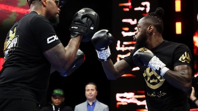 Deontay Wilder takes on another former heavyweight champion Joseph Parker in the co-main event at 'Day of Reckoning' in Saudi Arabia. Getty