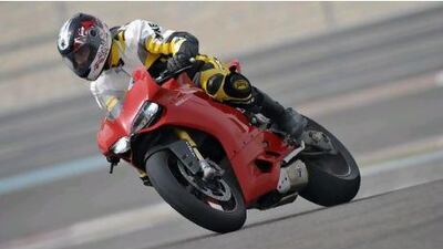 The 1199 Panigale's new V-twin engine has more torque than the 1198, but it comes at higher rpms. That's a good thing. Courtesy of Ducati