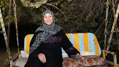 Muneefa Al Khatib at her home in Al Ain. All pictures by Pawan Singh / The National