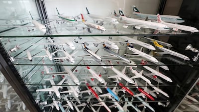 He believes it to be the UAE's largest collection of model airplanes, which he estimates to be worth $90,000.