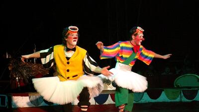 A spectacular performance. Courtesy of Moscow Circus