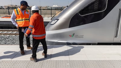 Etihad Rail said safety is at the heart of its operations. Antonie Robertson / The National