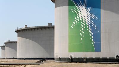 Oil tanks at Saudi Aramco's Ras Tanura oil refinery in Saudi Arabia. Reuters
