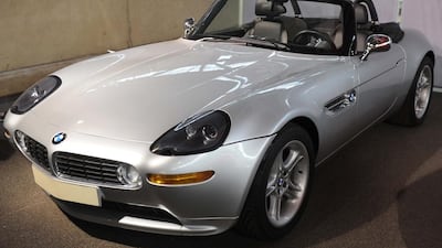 The New ' Bond In Motion' Exhibition At The National Motor Museum. The Bmw Z8 The James Bond Film The World Is Not Enough 1999. REX Shutterstock