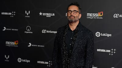 Uruguayan singer-songwriter Jorge Drexler poses on the red carpet. AFP