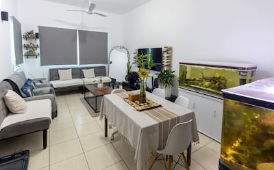 The couple have ample room at their home for their collection of fish. Chris Whiteoak / The National