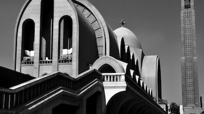 Saint Mark's Orthodox Coptic Cathedral in 1968. Photo Hesham Mohamed Hassan