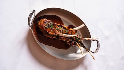 The Josper-grilled lamb chops with teriyaki reduction is a menu highlight. Photo: Mayg
