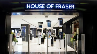 The House of Fraser at World Trade Centre. Courtesy House of Fraser