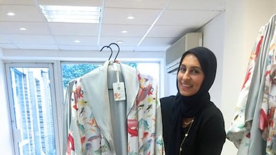 Romanna Bint-Abubaker at her Chelsea-based shop Haute Elan. Simon Dawson / Bloomberg