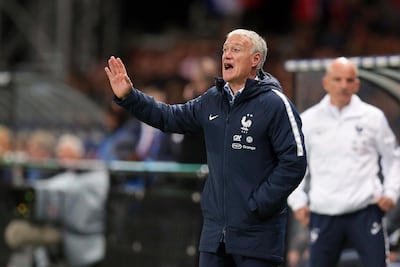 France manager Didier Deschamps was not particularly pleased with his team's performance on Thursday. AP Photo
