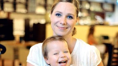 Linda Forster and her daughter Aili, who ‘sleeps, eats and is happy’ now that she is on a gluten-free diet.